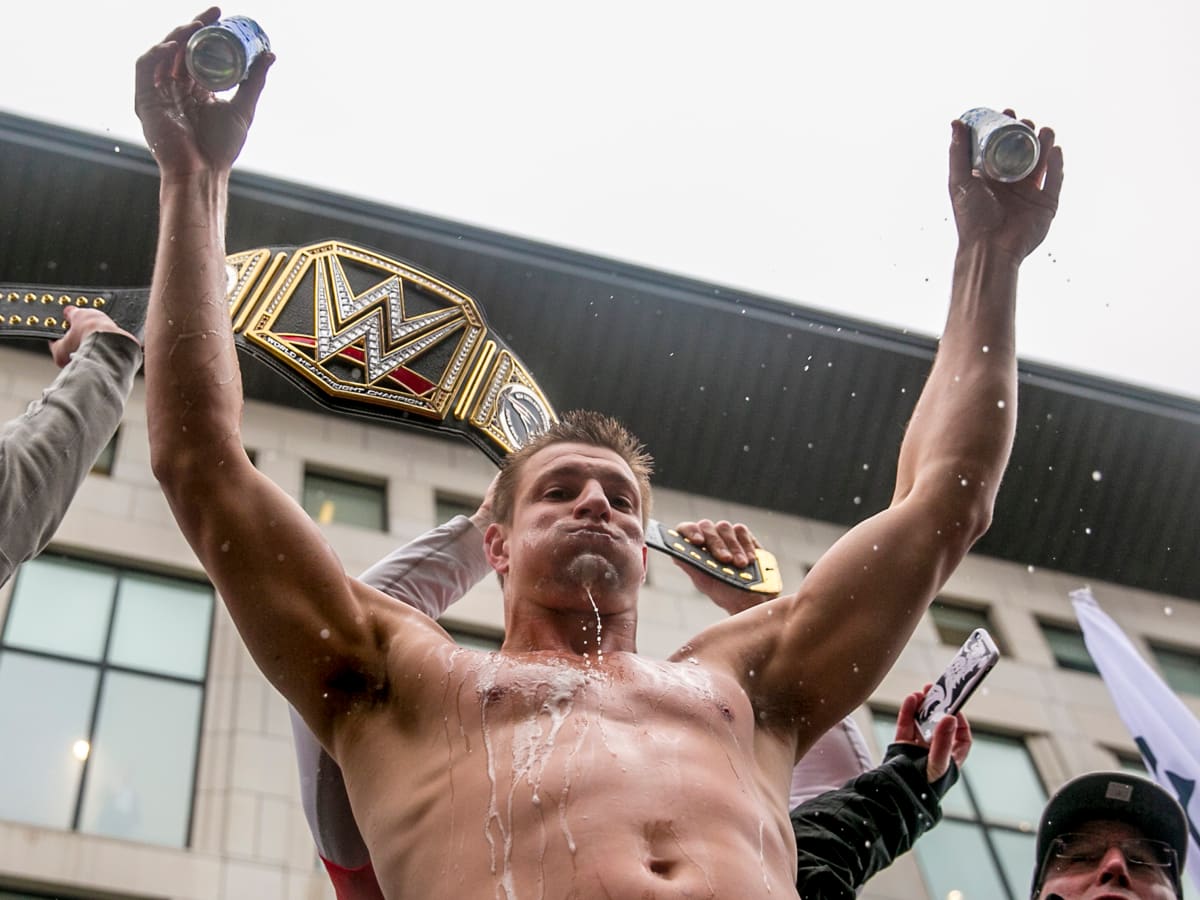 Chiefs Fan Goes Viral for Wild Shirtless Beer Chug [LOOK]