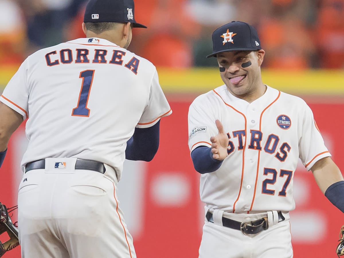 Ever wondered what it would look like if Aaron Judge stood next to Jose  Altuve?