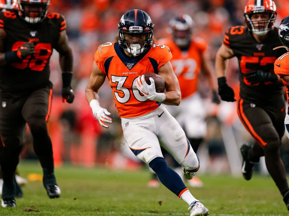 Denver Broncos Rookie RB Jaleel McLaughlin Presented With a Game Ball for  31-28 Win Over Chicago Bears - Sports Illustrated Mile High Huddle: Denver  Broncos News, Analysis and More