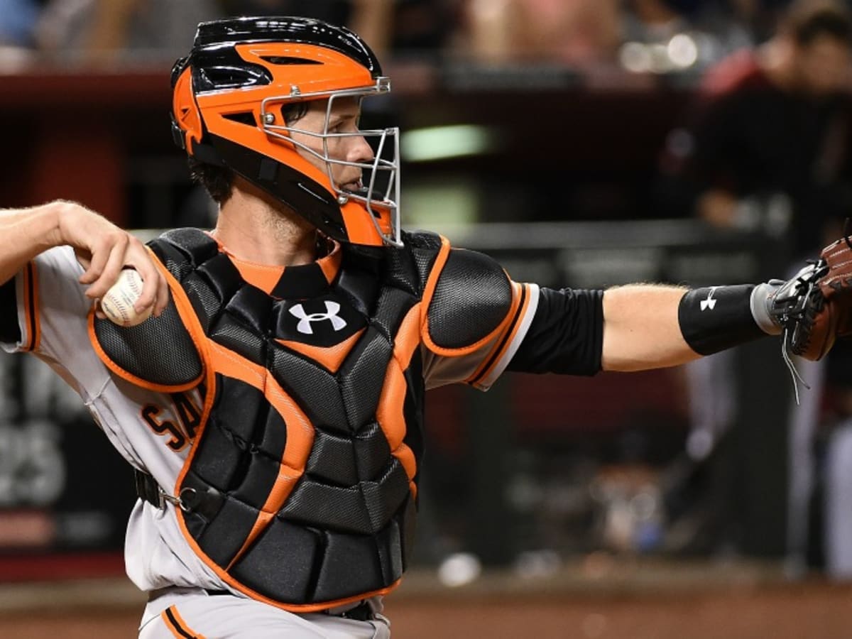 Buster Posey uncorked a literal perfect throw last night, and