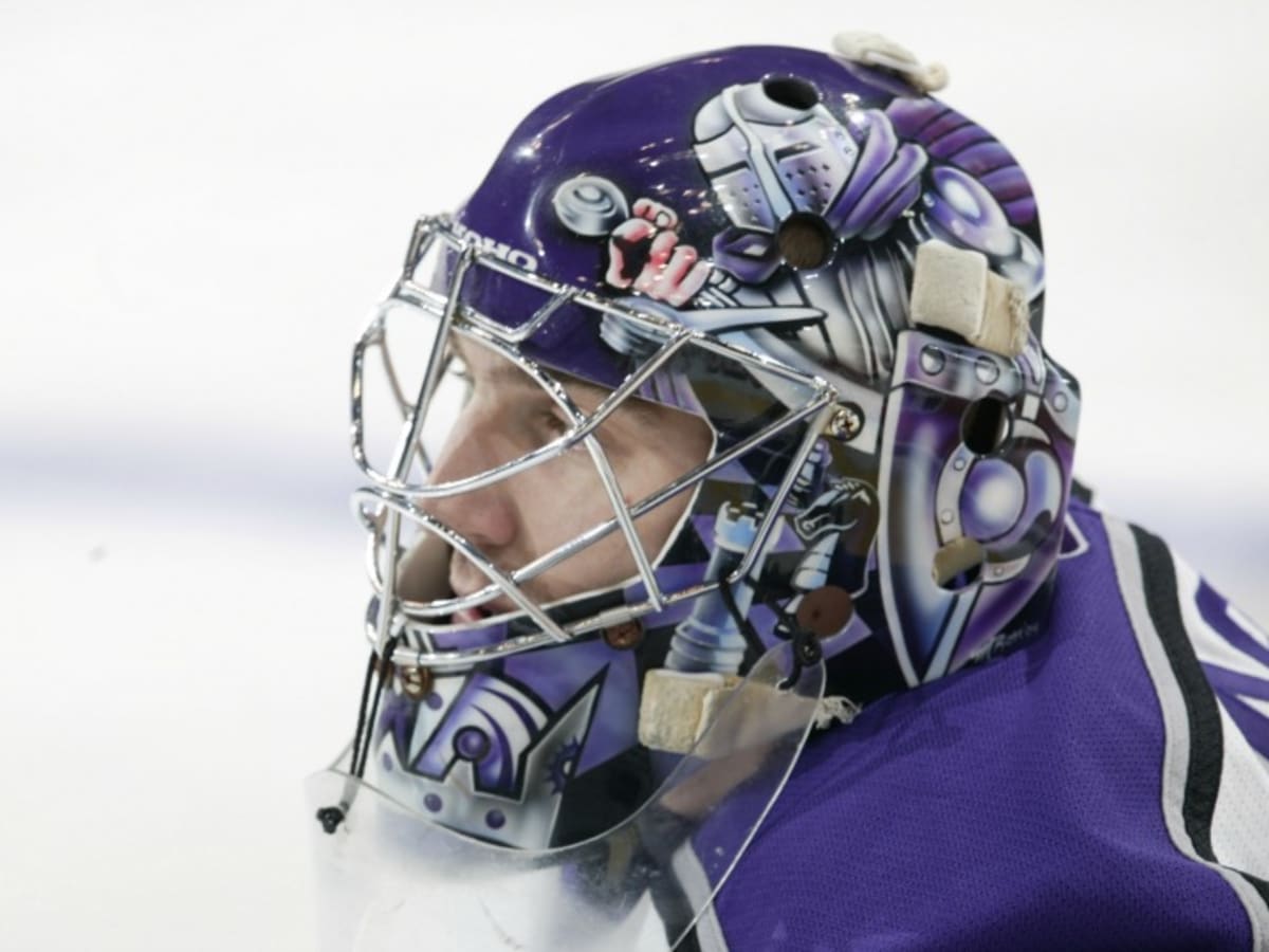 Los Angeles Kings goalie found a stolen mask of his on  - Sports  Illustrated