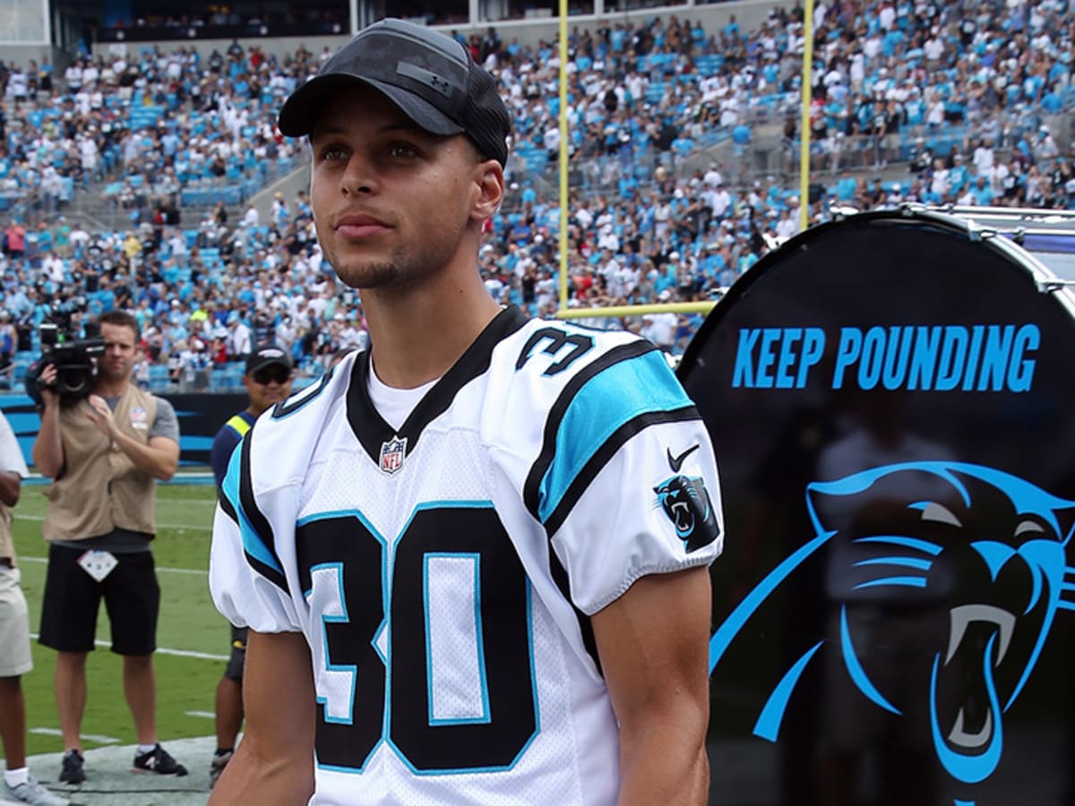 Super Bowl 50: Stephen Curry bangs Panthers drum (video) - Sports