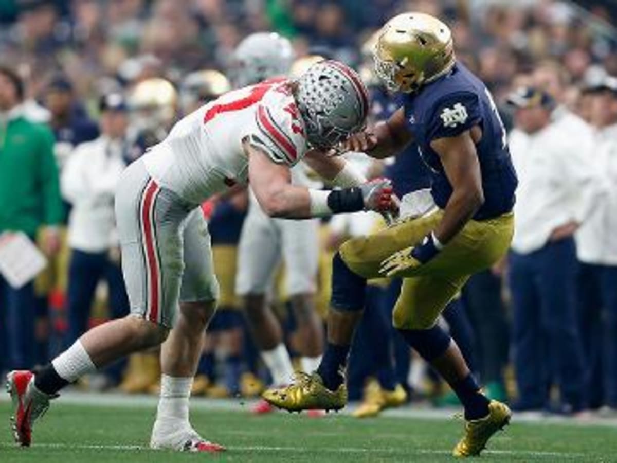 Video: Ohio State's Joey Bosa nails standing backflip - Big Ten Network