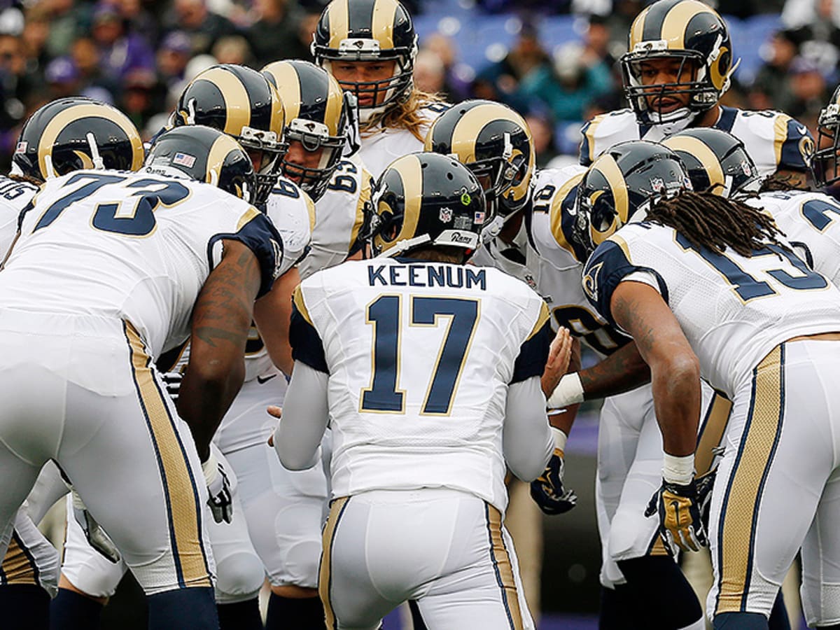 NFL on ESPN X:ssä: Case Keenum in the Rams gold color rush unis
