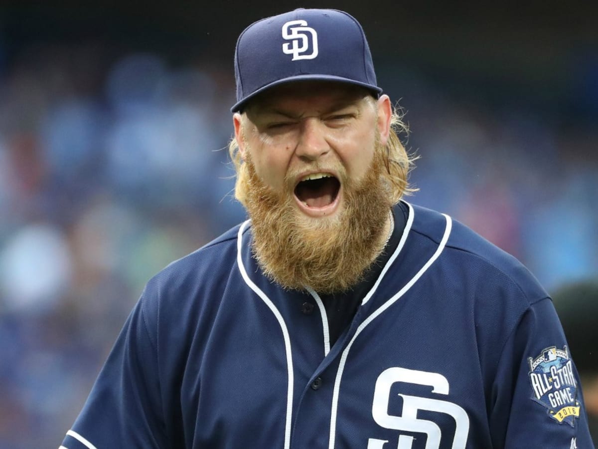 Andrew Cashner, a pitcher for the San Diego Padres, - NARA & DVIDS