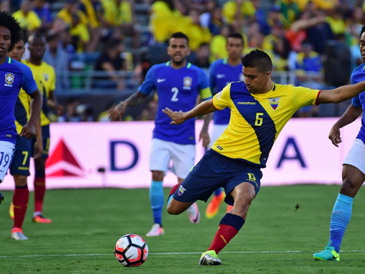 Alisson sent off twice in Brazil draw with Ecuador – and saved