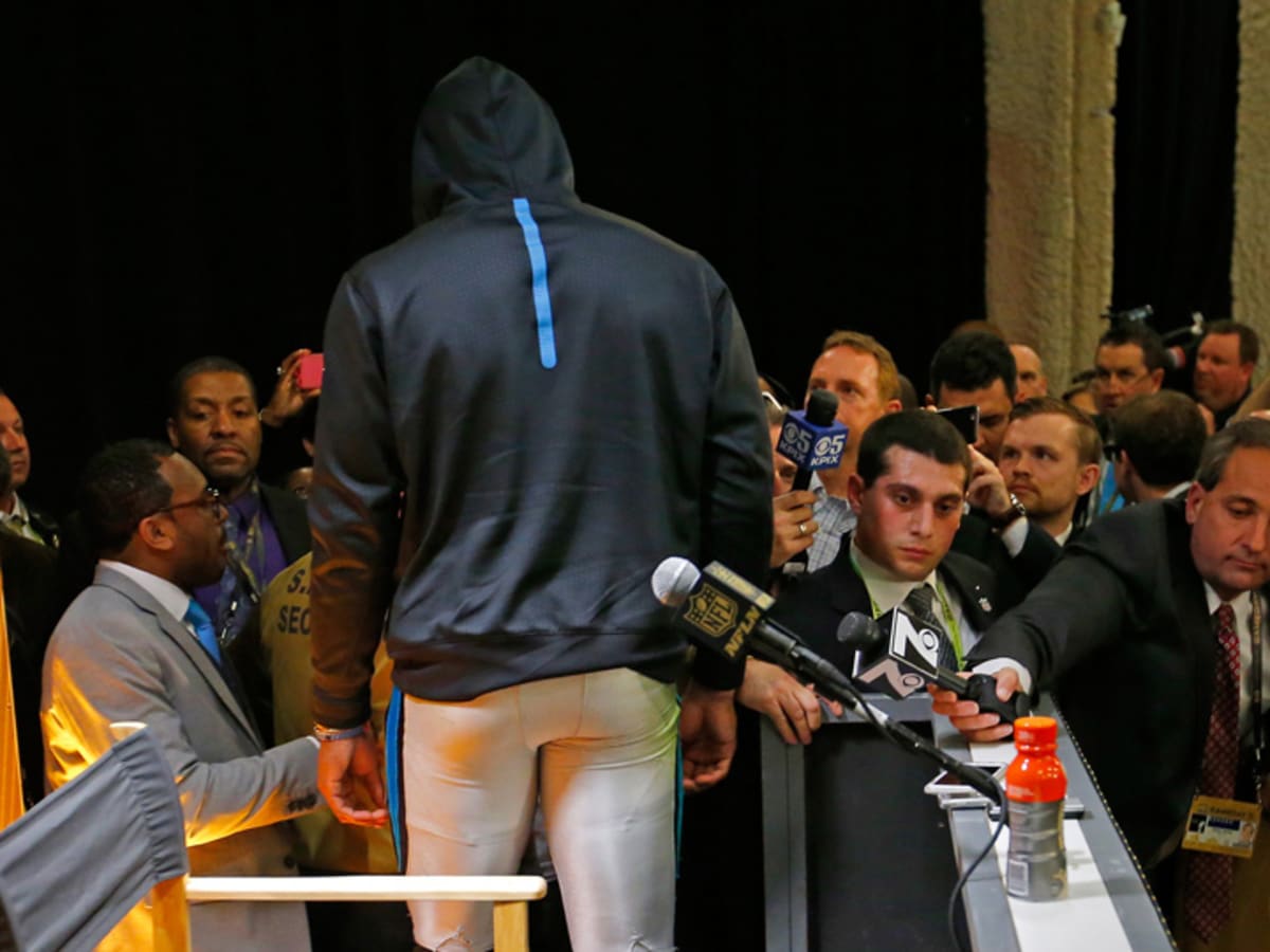 Cam Newton Walks Out of Press Conference After Loss to Saints (Video)