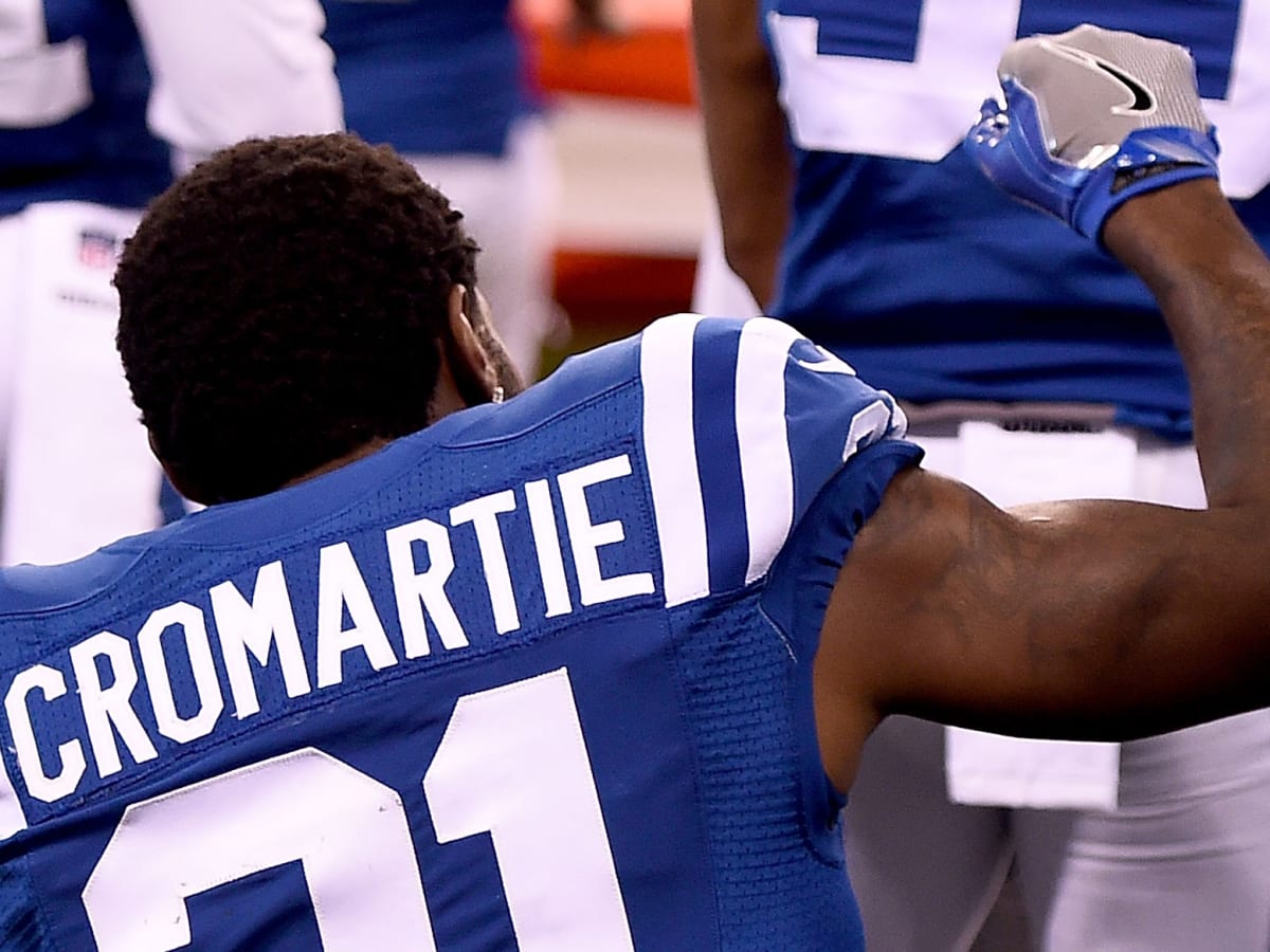 Antonio Cromartie anthem protest led to Colts cut, wife says - Sports  Illustrated