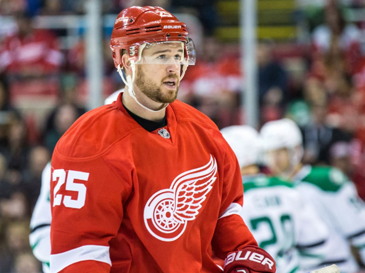 Here's A First Look at Mike Green as a Detroit Red Wing and This is So Weird