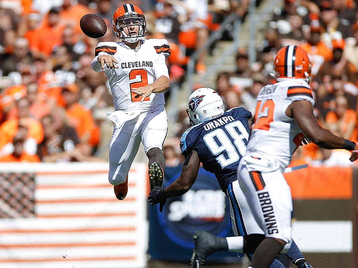 Johnny Manziel, Browns beat Marcus Mariota, Titans