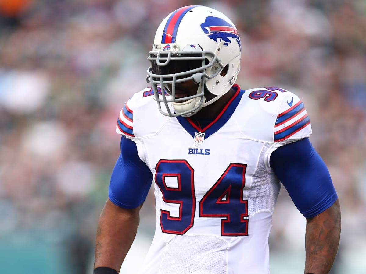 Buffalo Bills defensive end Mario Williams (94) leaves the field