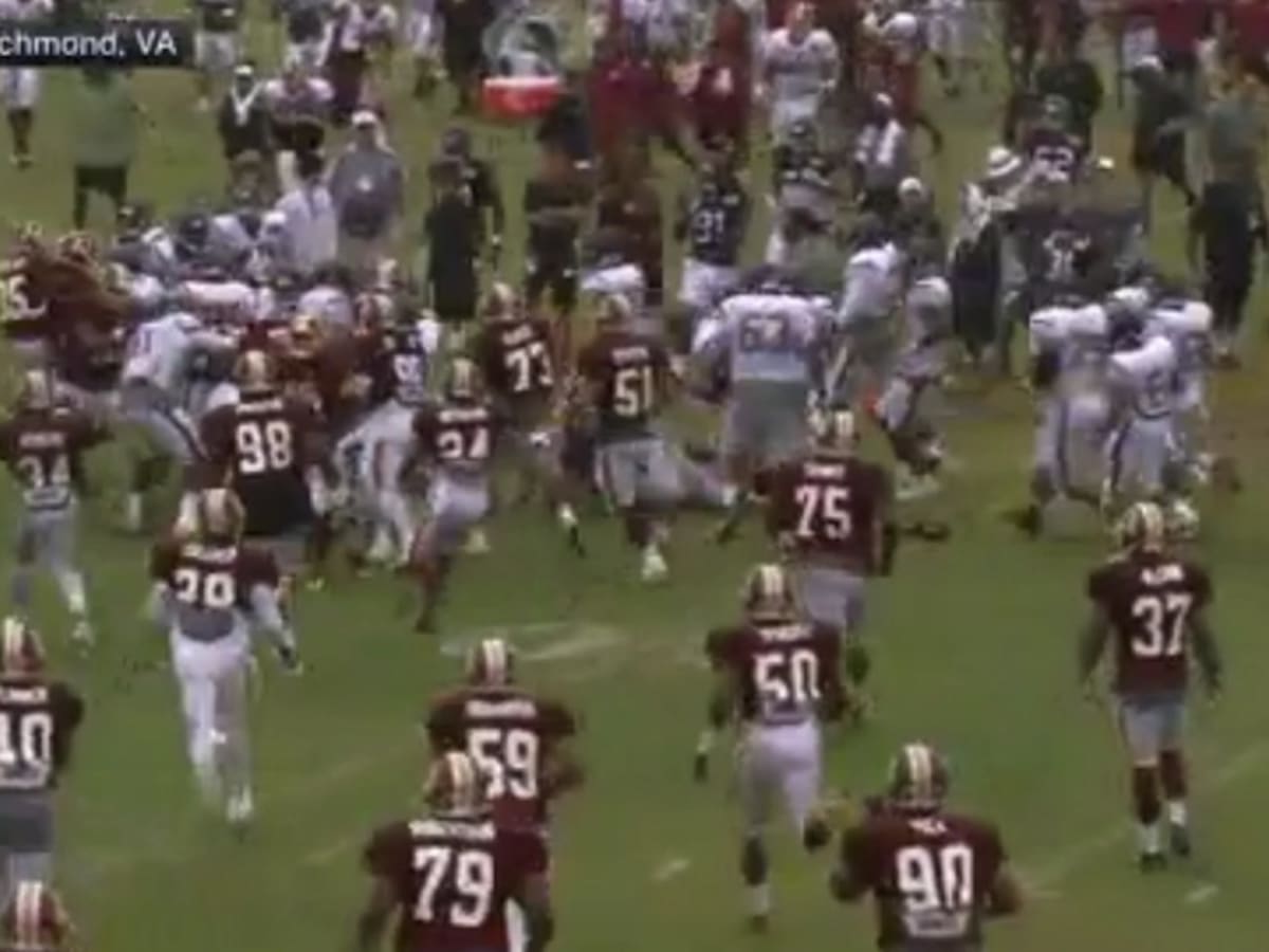 Redskins, Texans brawl at joint practice - ABC7 New York