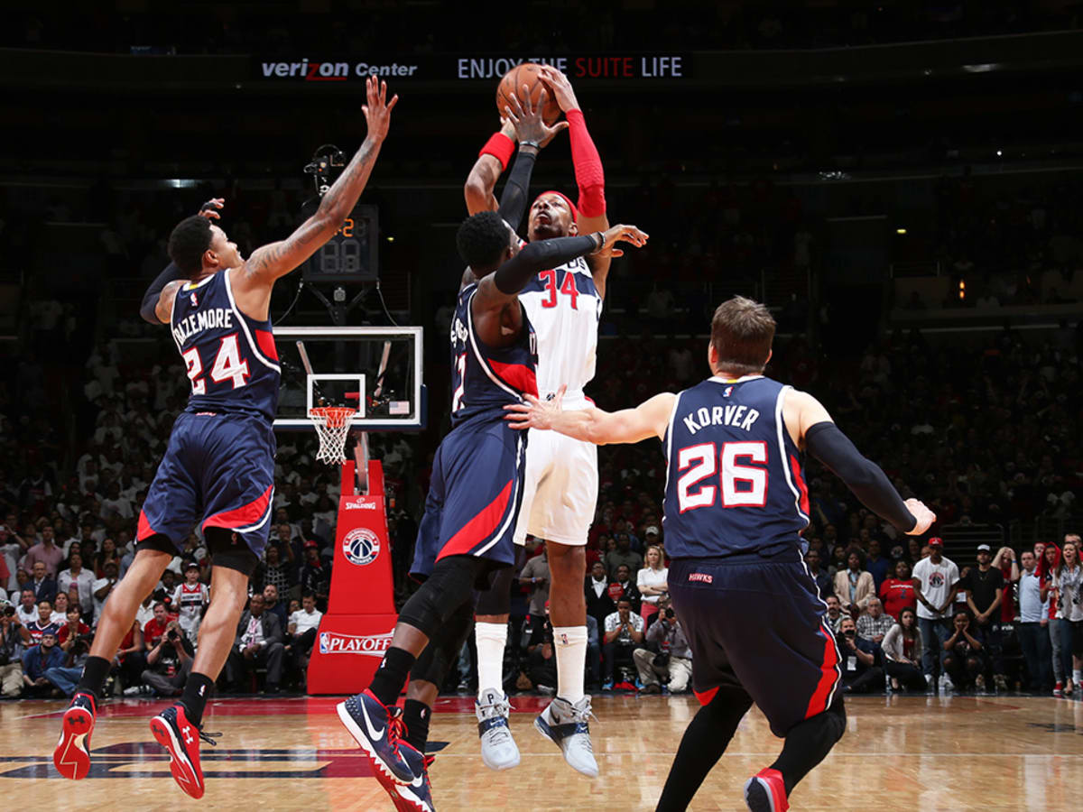 Paul Pierce's buzzer-beater lifts Wizards past Hawks 103-101