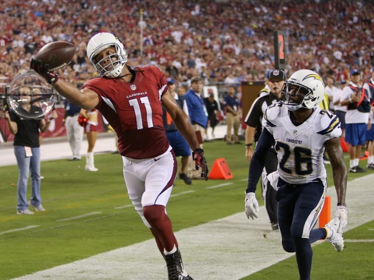 12x18 Photo Stat Frame Larry Fitzgerald Arizona Cardinals 