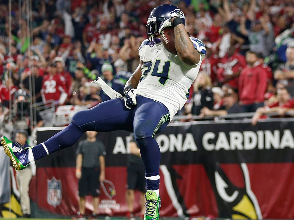 Seahawks running back Marshawn Lynch fined for obscene TD celebration - Los  Angeles Times