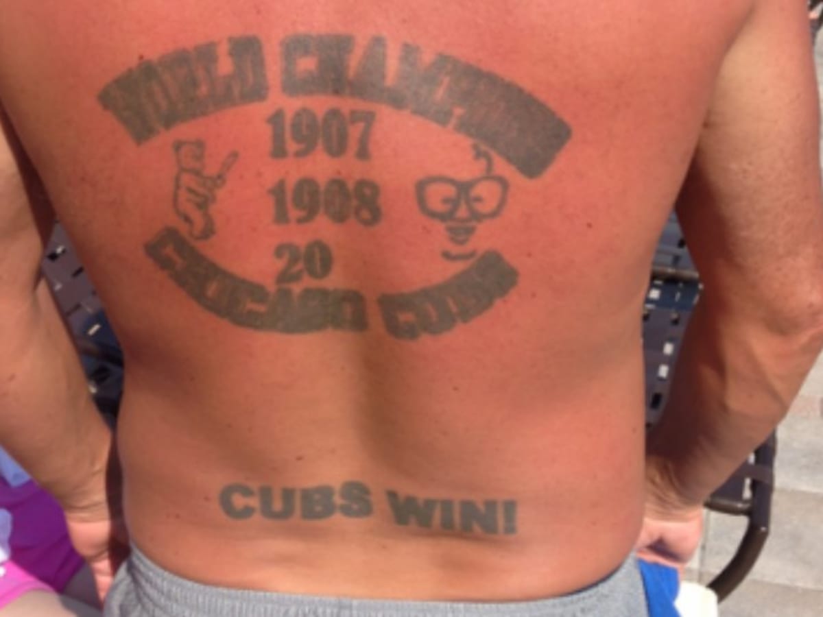 Fans continue to commemorate memory of Cubs win with tattoos