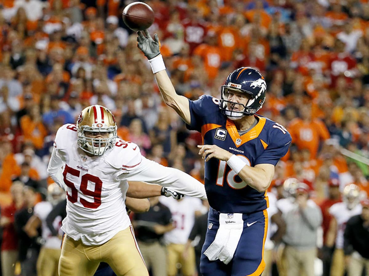 Manning focused on 49ers, not passing Favre