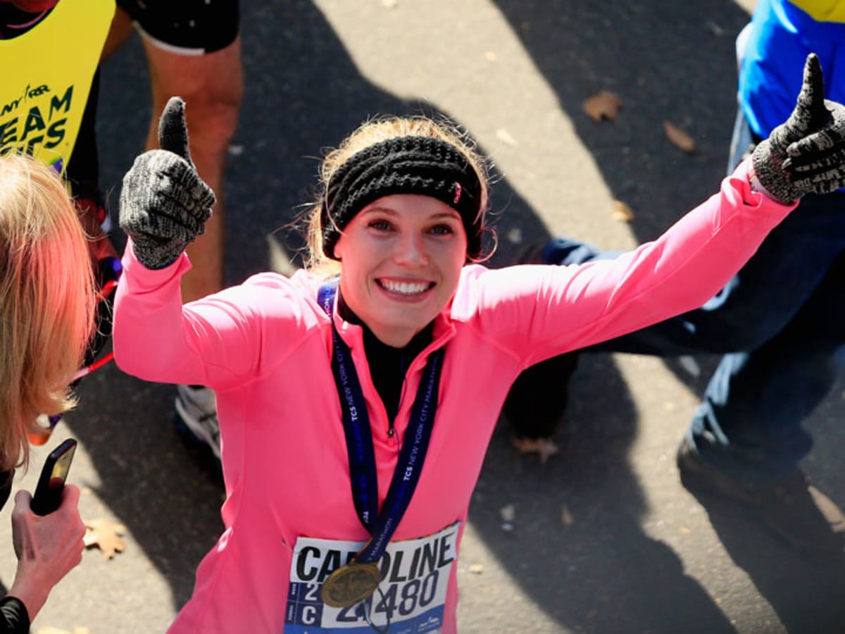 Caroline Wozniacki completes New York City marathon in good time