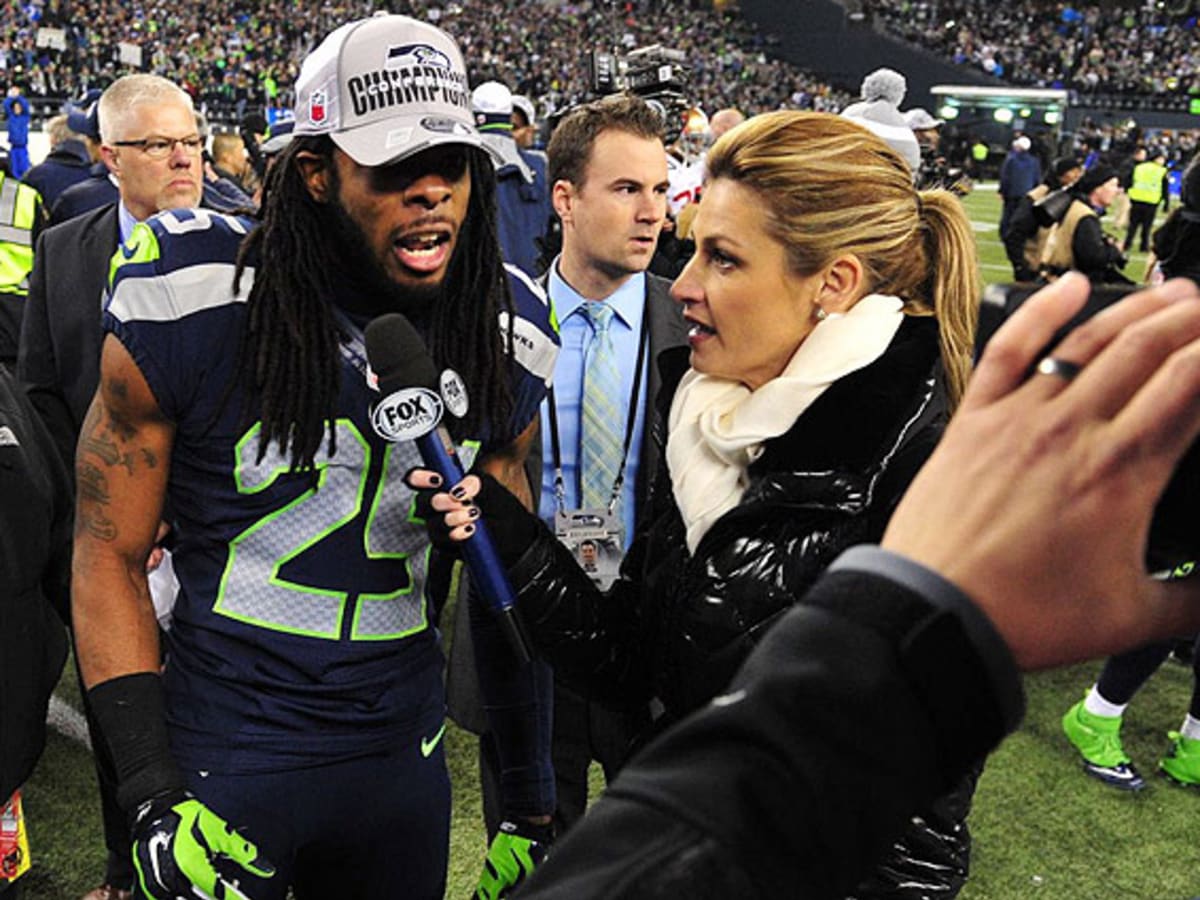 What did Richard Sherman Say to Erin Andrews After the Game?