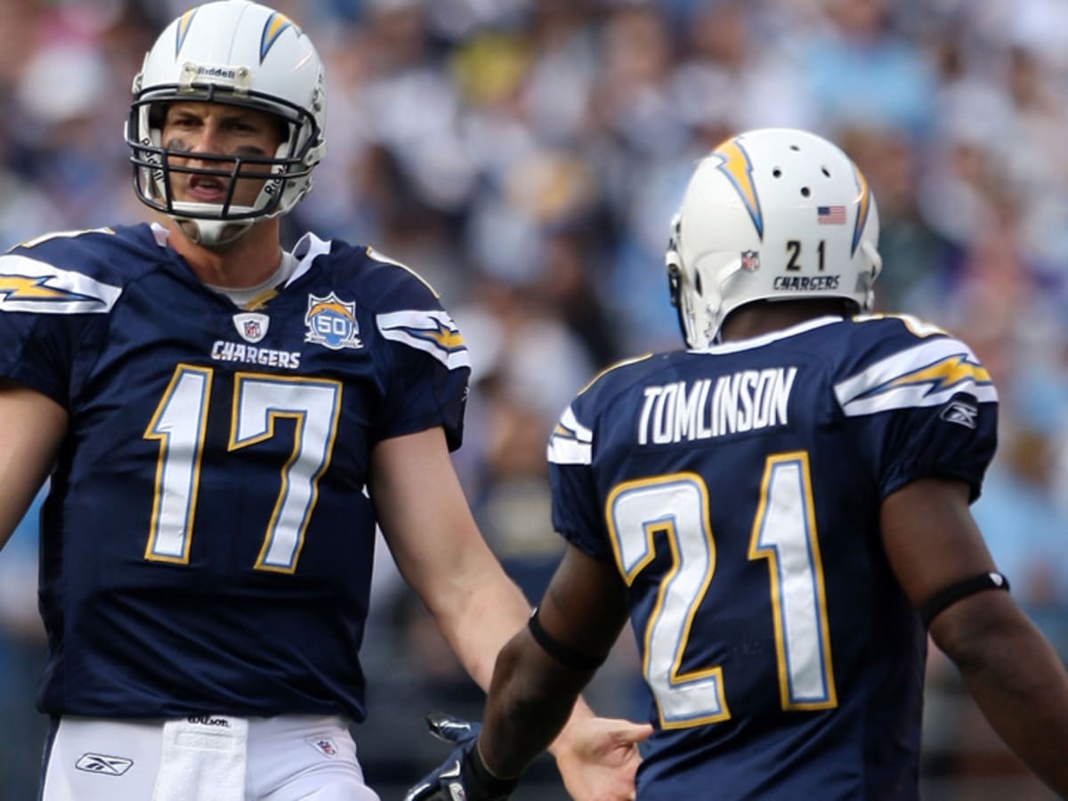 San Diego Chargers quarterback Philip Rivers (17) before the start of an  NFL football game between the Kansas City Chiefs and the San Diego Chargers  Sunday, Oct. 25, 2009, in Kansas City