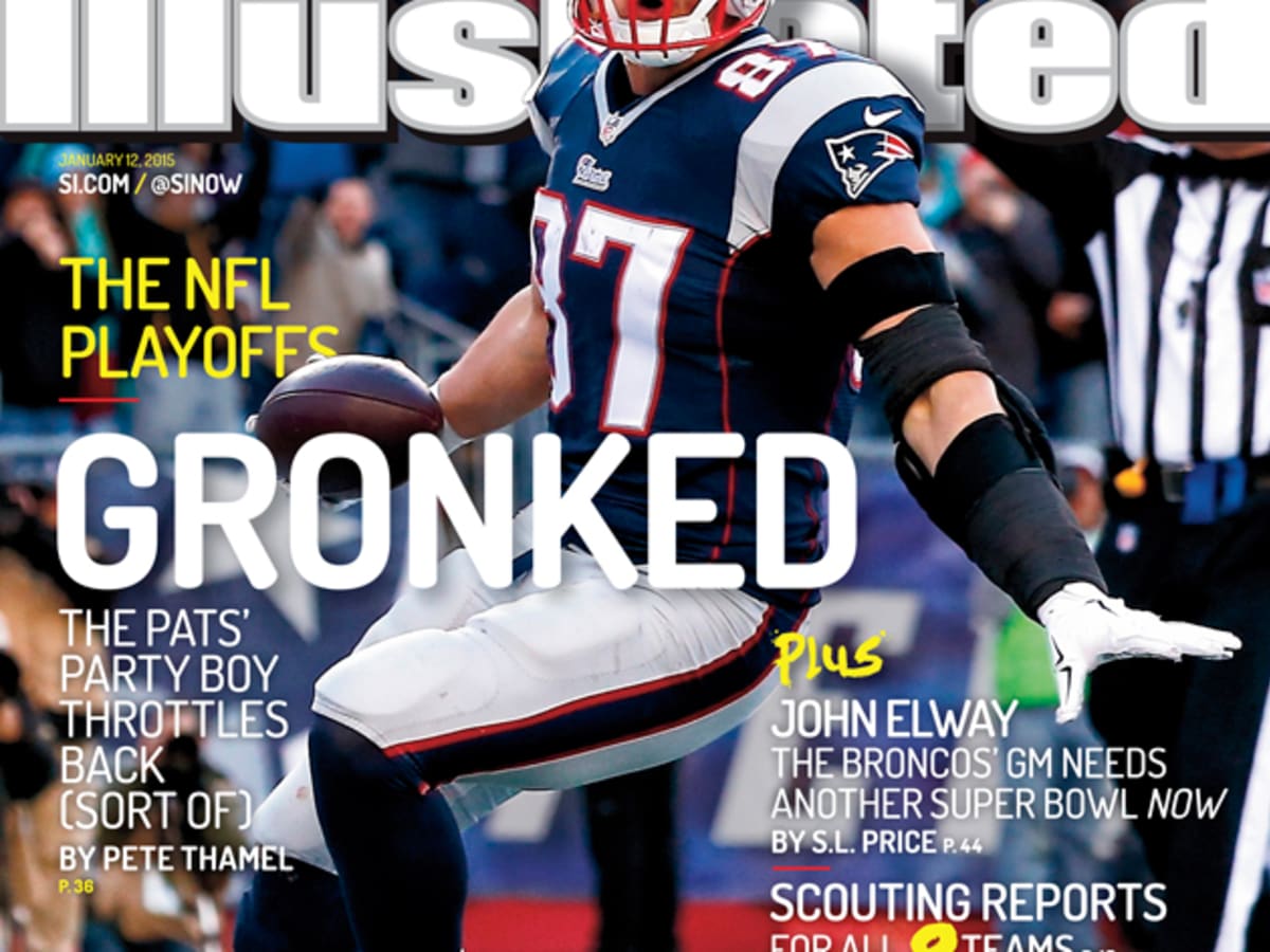 Rob Gronkowski Patriots 2015 Sports Illustrated Magazine NO LABEL 151926 at  's Sports Collectibles Store