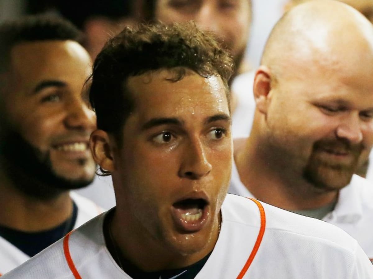 LOOK: George Springer turns clubhouse into 'Club Astros' 