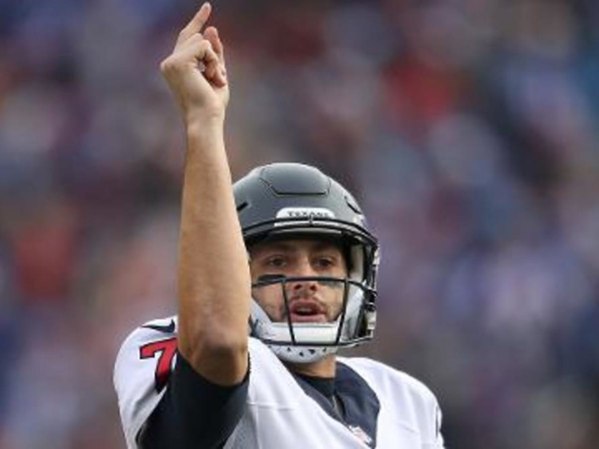 Brian Hoyer out with a concussion vs. Jets 