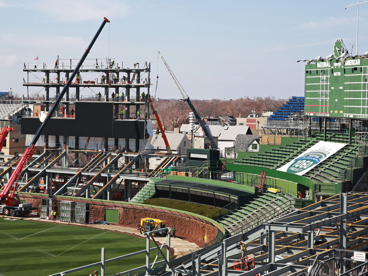 MLB Cathedrals on X: Wrigley Field rooftops, before bleachers, and Wrigley  Field before lights. 1980s. #Cubs  / X