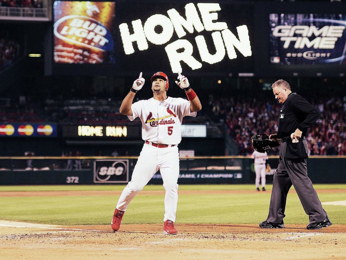 Jake Peavy and Albert Pujols, Albert Pujols, San Diego, May