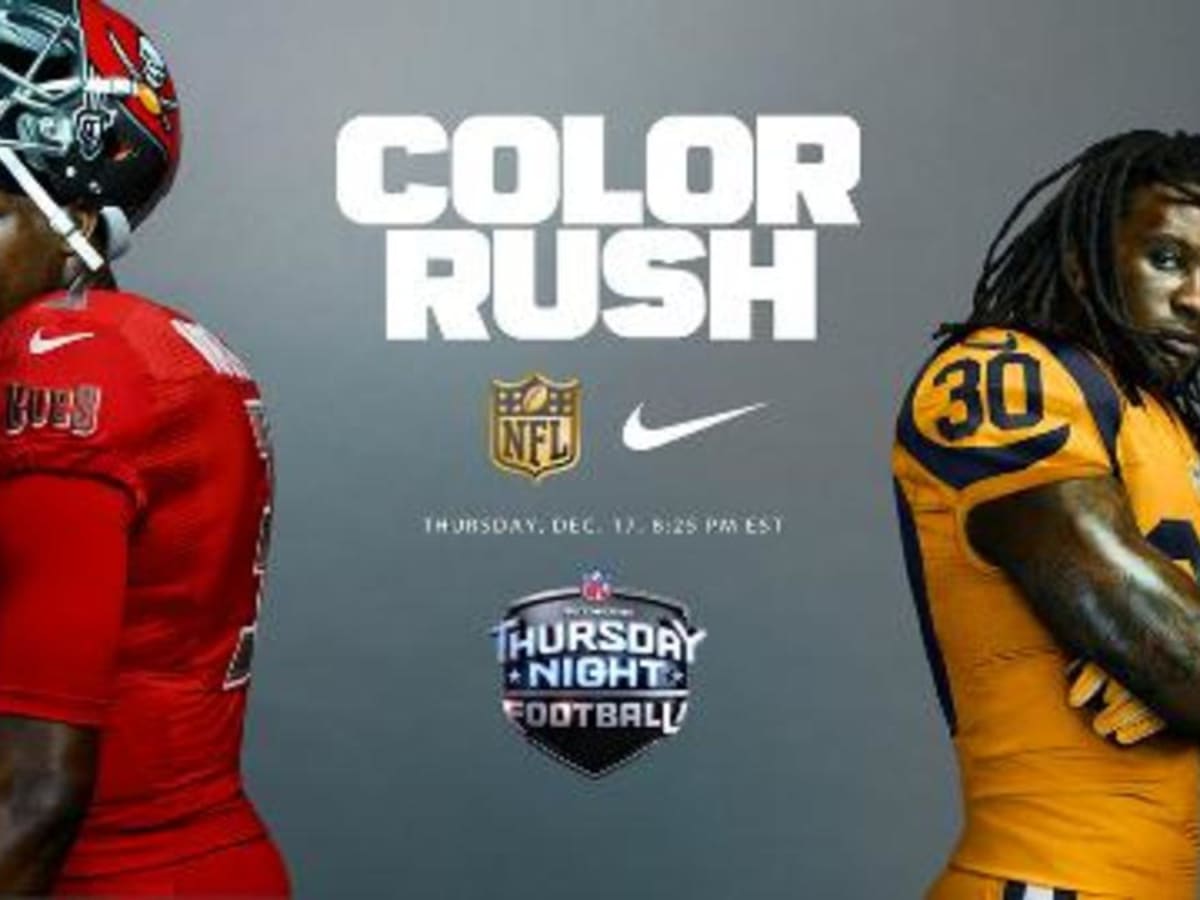 Buccaneers & Rams Close Out Color Rush Uniforms For 2015 Season