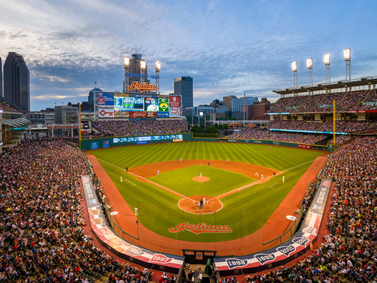 Cleveland Indians at Progressive Field Print - the Stadium Shoppe