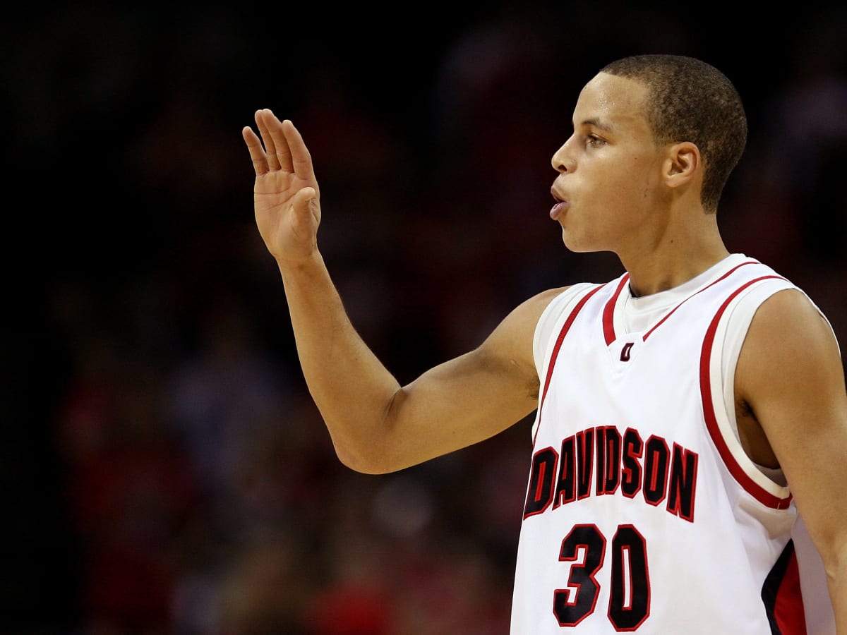 NBA_ Stephen Curry Jerseys Davidson Wildcats College Basketball