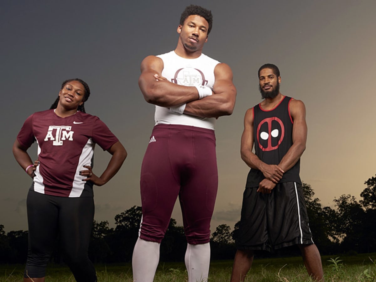 Texas A&M DE Myles Garrett's fueled by examples from his family