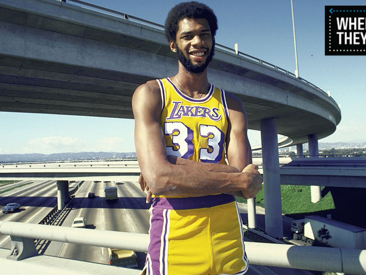  Youth Kareem Abdul-Jabbar Los Angeles Lakers Hardwood