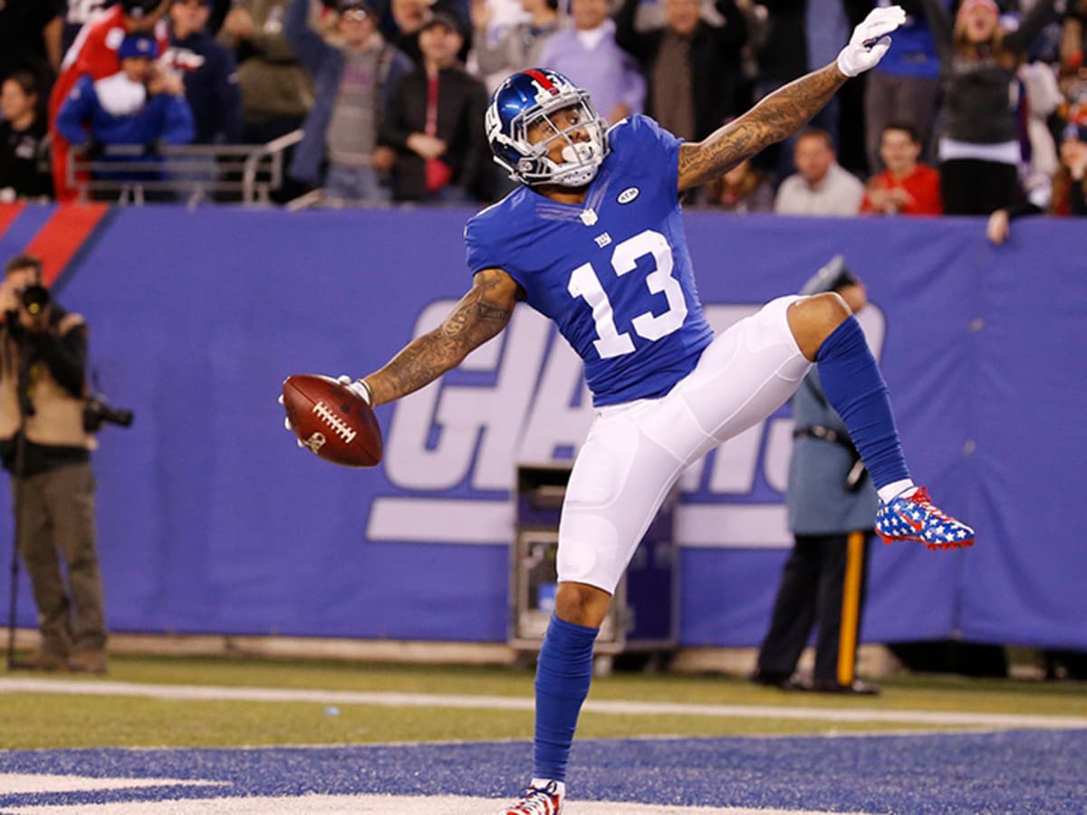 Watch NY Giants WR Odell Beckham Jr. throw a 49-yard touchdown pass