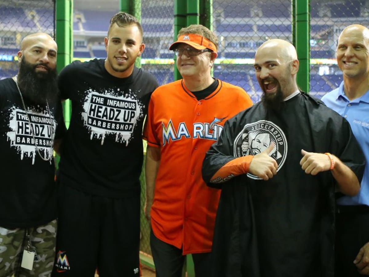 The Marlins team barber honored Jose Fernandez with a new tattoo