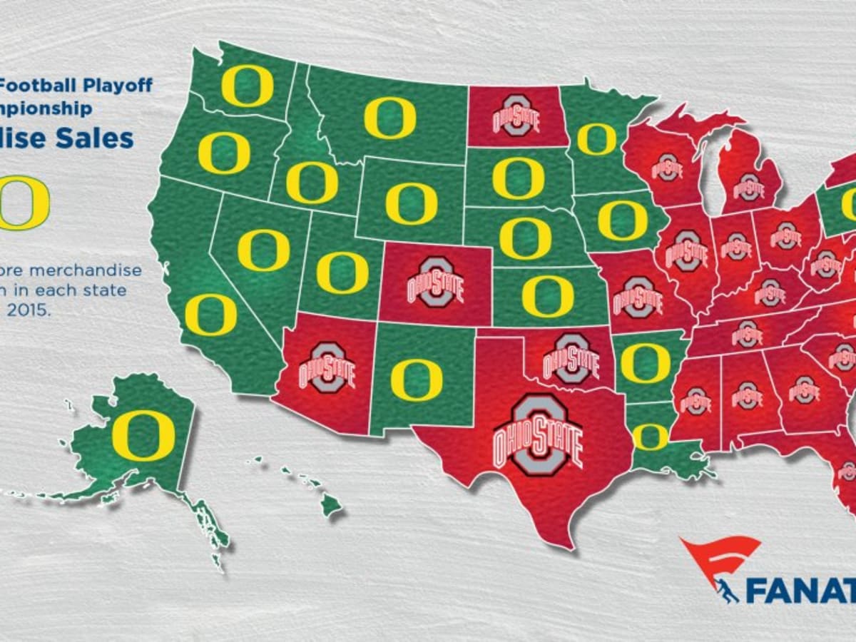 Ohio State vs Oregon: Who is sellng more gear? - Sports Illustrated