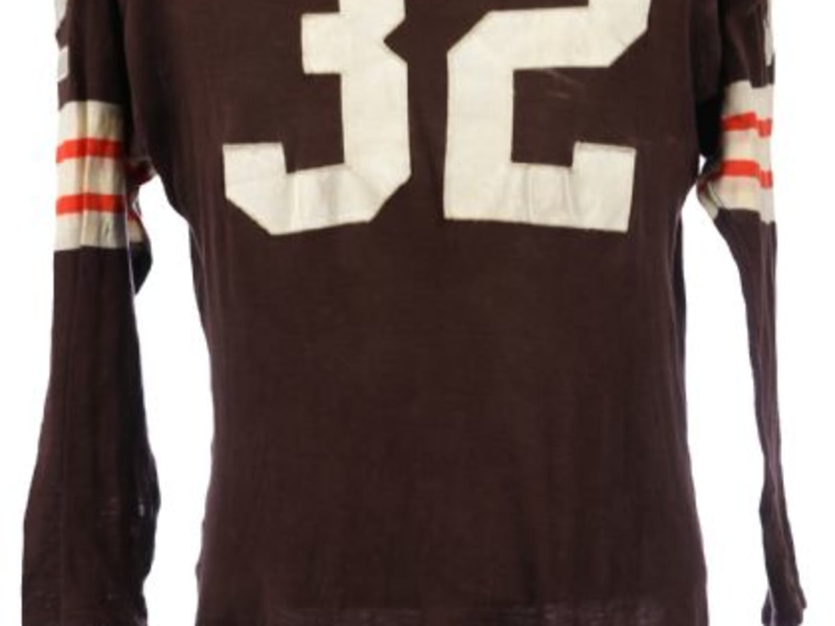 Auction or Sell a Original Jim Brown Game Worn Cleveland Browns Jersey