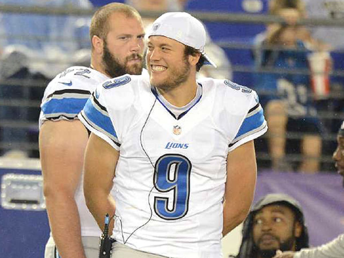 Why does Matthew Stafford have to say Hakuna Matata if winning