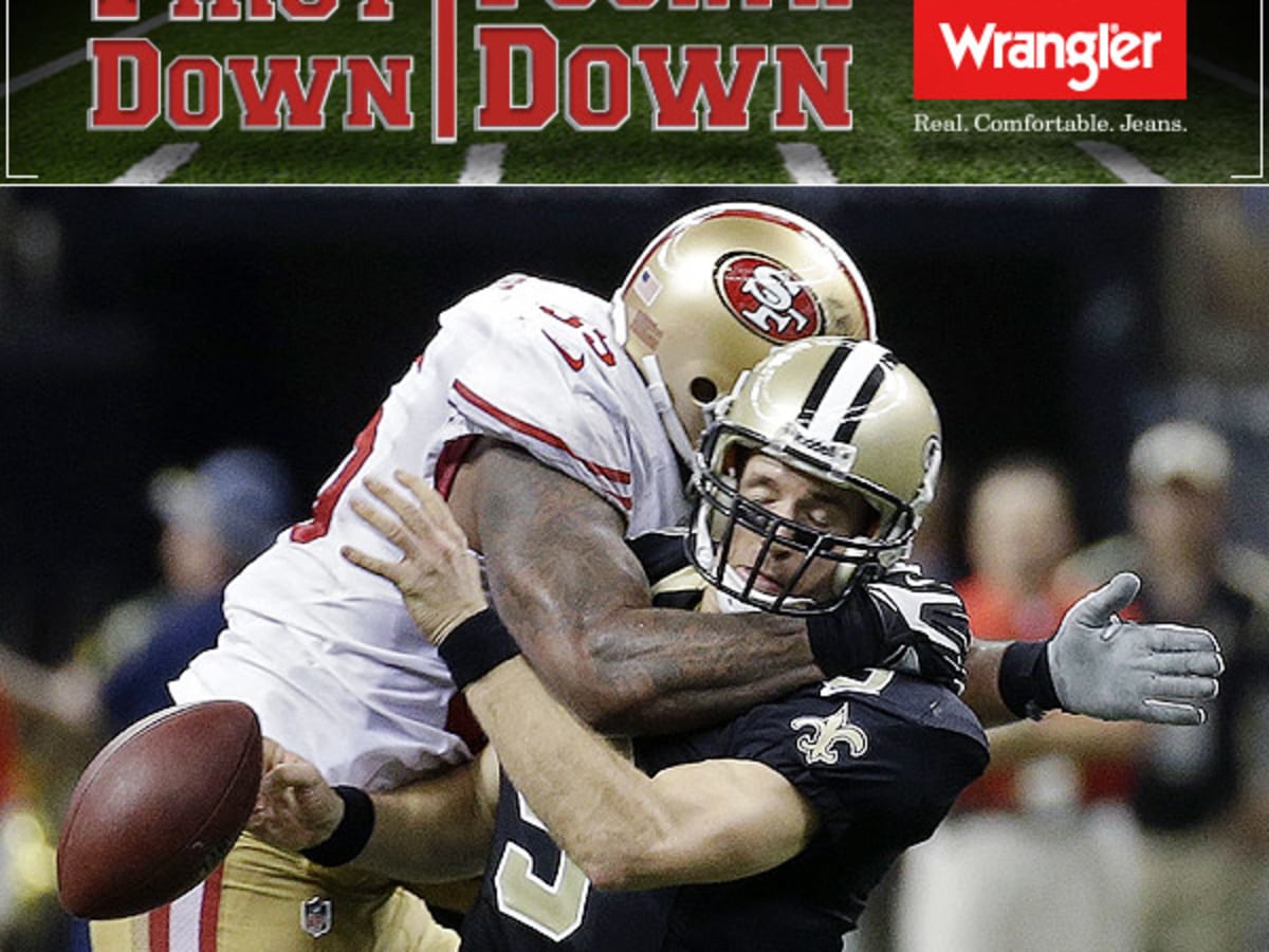 First Down/Fourth Down: Ahmad Brooks bemoans critical penalty call against Drew  Brees - Sports Illustrated