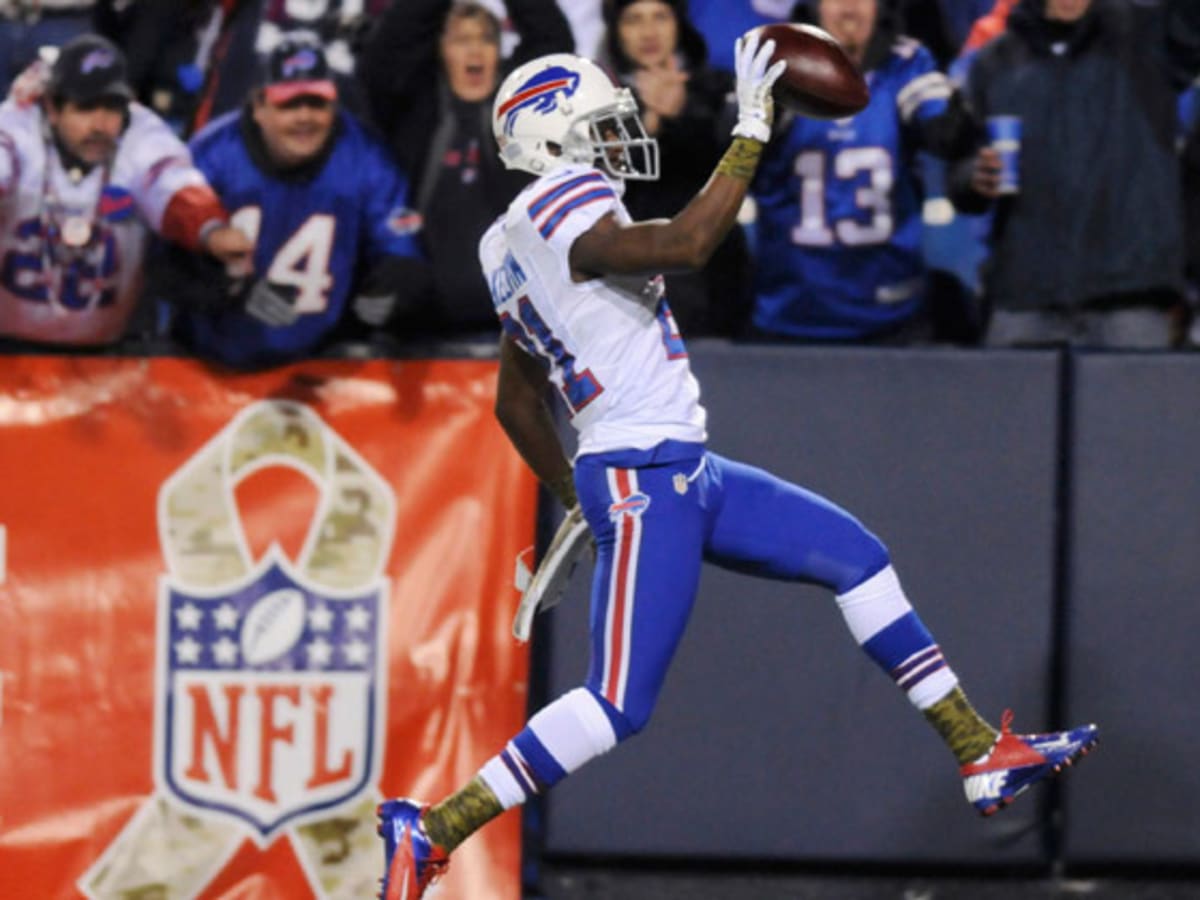 Buffalo Bills' Leodis McKelvin during NFL football training camp in  Pittsford, N.Y., Friday, July 27, 2012. (AP Photo/David Duprey Stock Photo  - Alamy