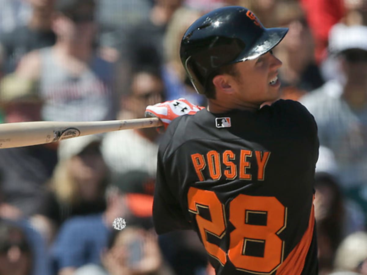 buster posey jersey black