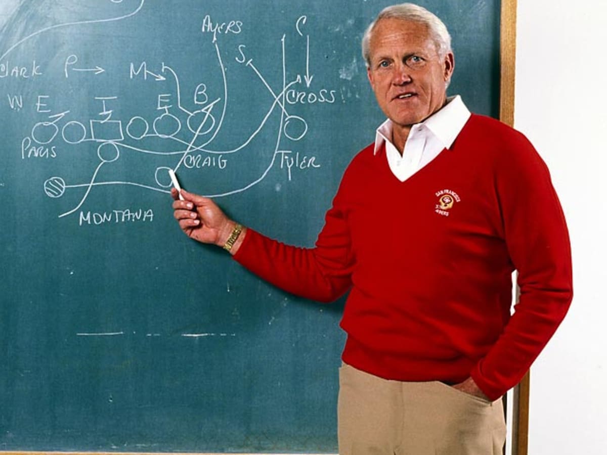 BILL WALSH Coach STANFORD San Francisco 49ers HALL OF FAME