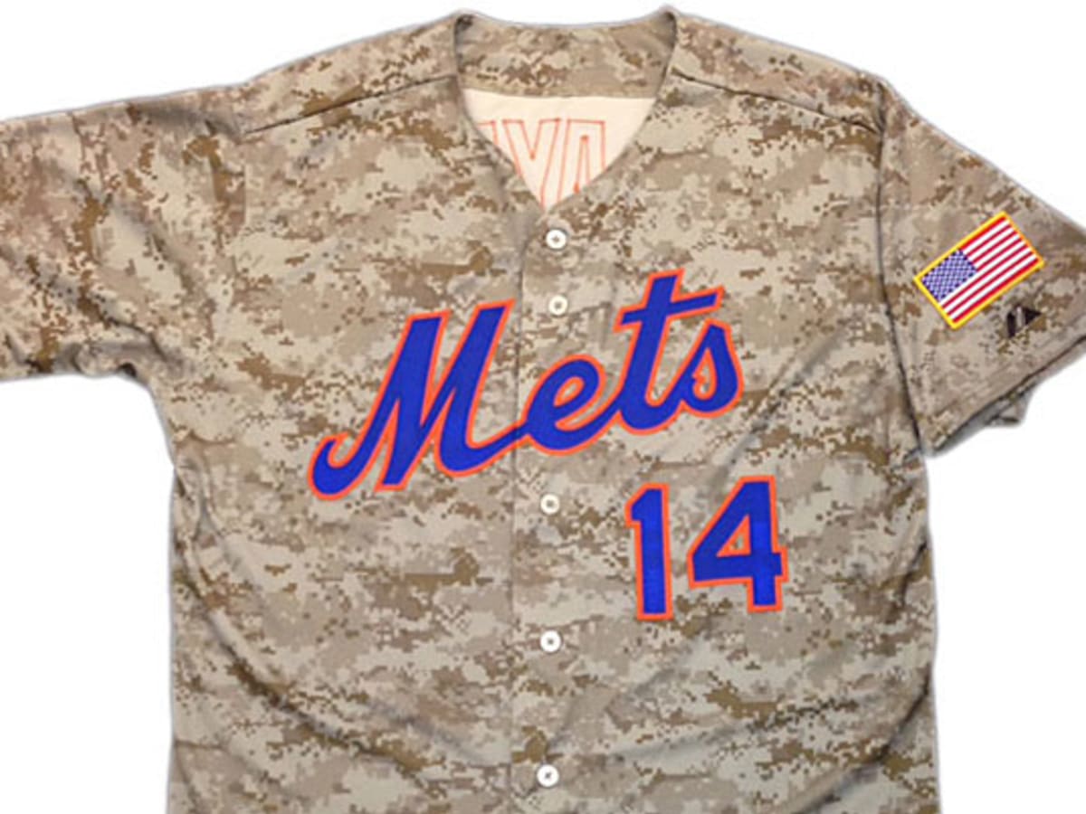 Mets will occasionally go with camo jerseys to honor military