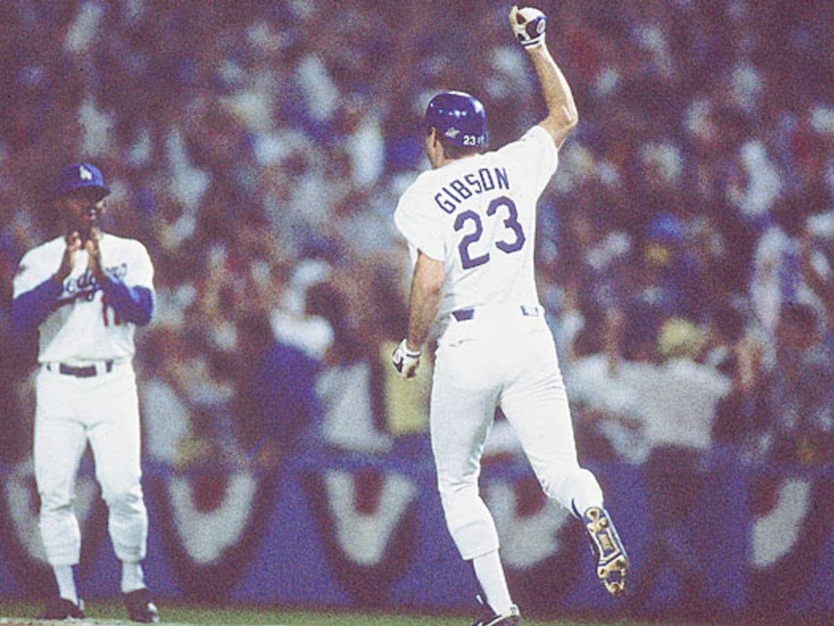 Majestic Los Angeles Dodgers KIRK GIBSON 1988 World Series