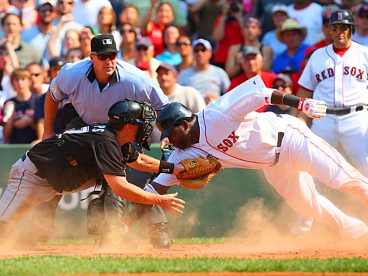 San Diego Padres Matt Kemp tackled by umpire - Sports Illustrated