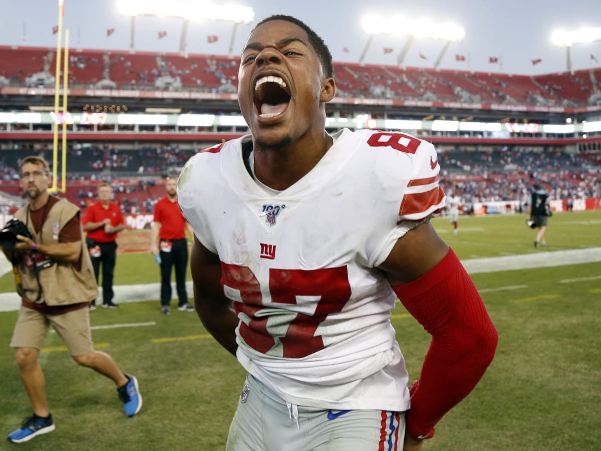 Sterling Shepard changes number to honor late father