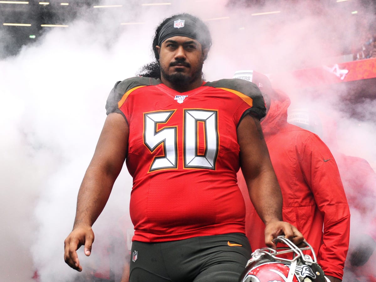 Big guy, big catch: Vea TD leads Bucs past Falcons 35-22 – KXAN Austin