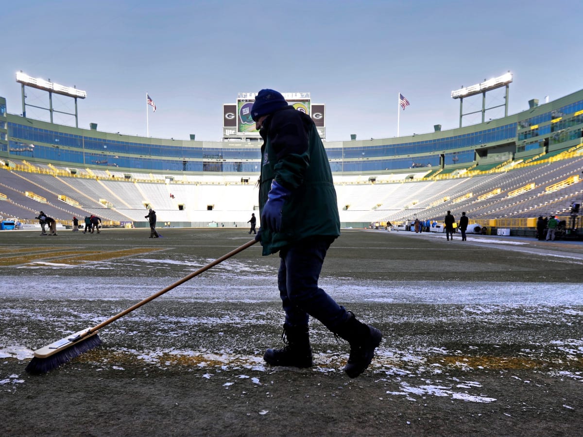 Lambeau Field's Frozen Tundra transformed for Saturday's soccer match