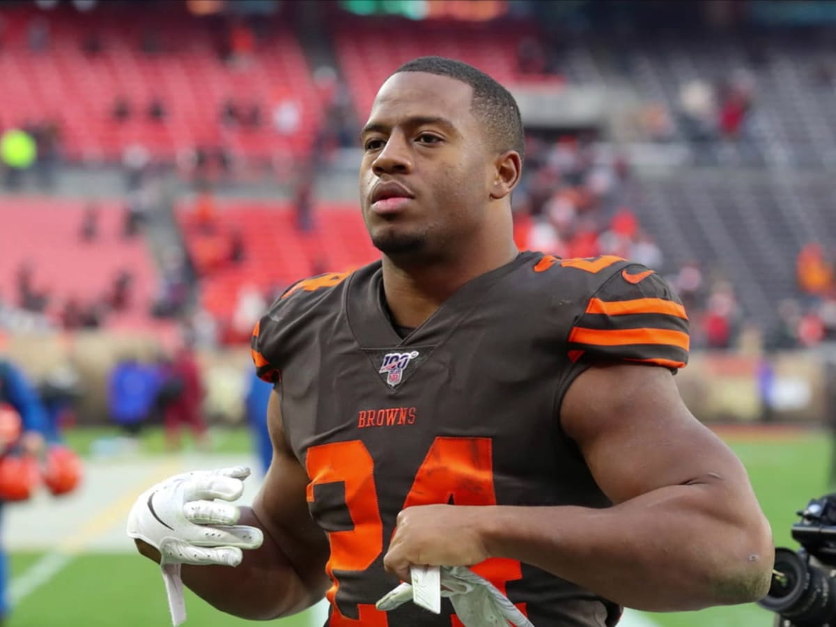 Cleveland Browns Running Back Nick Chubb Appears To Be a Fan Of The New  Jerseys - Sports Illustrated Cleveland Browns News, Analysis and More